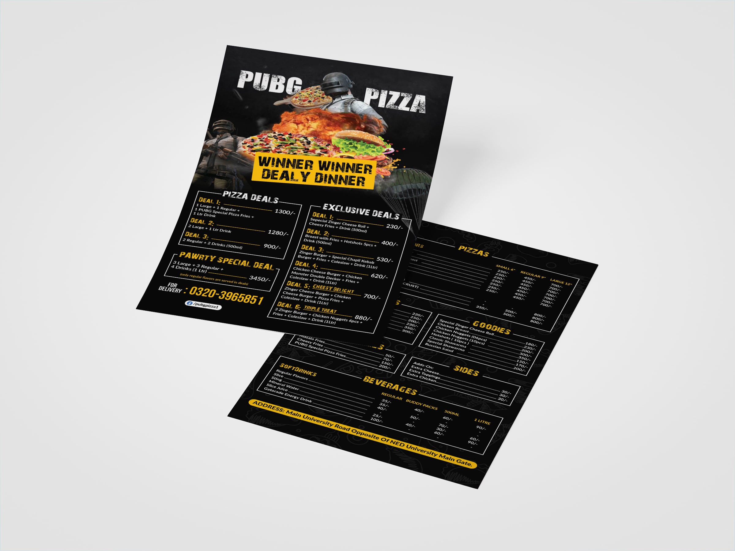 brochure design double vertical layout Atlanta 2026