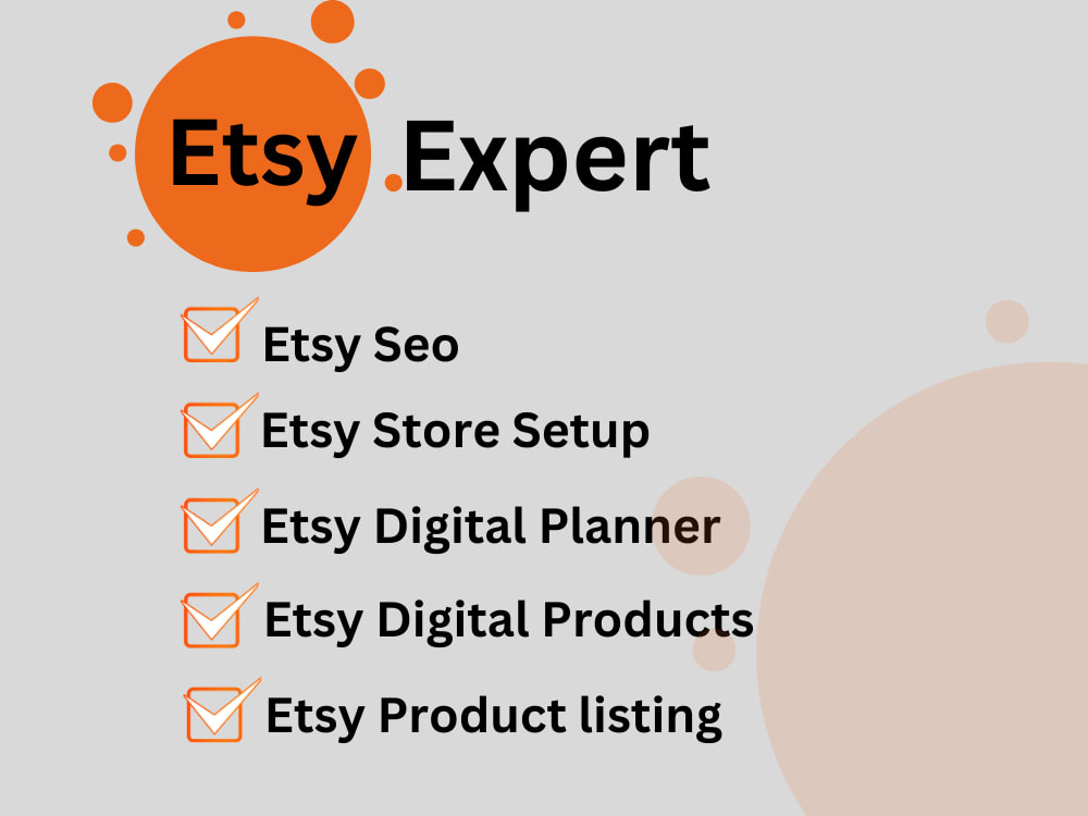 Etsy Shop Setup Service | Branding, SEO, Banner Design, Product Listings in Atlanta