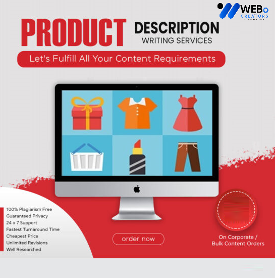 Product Description Writing Services | Best Digital Marketing Agency | Web Design in Atlanta for online stores