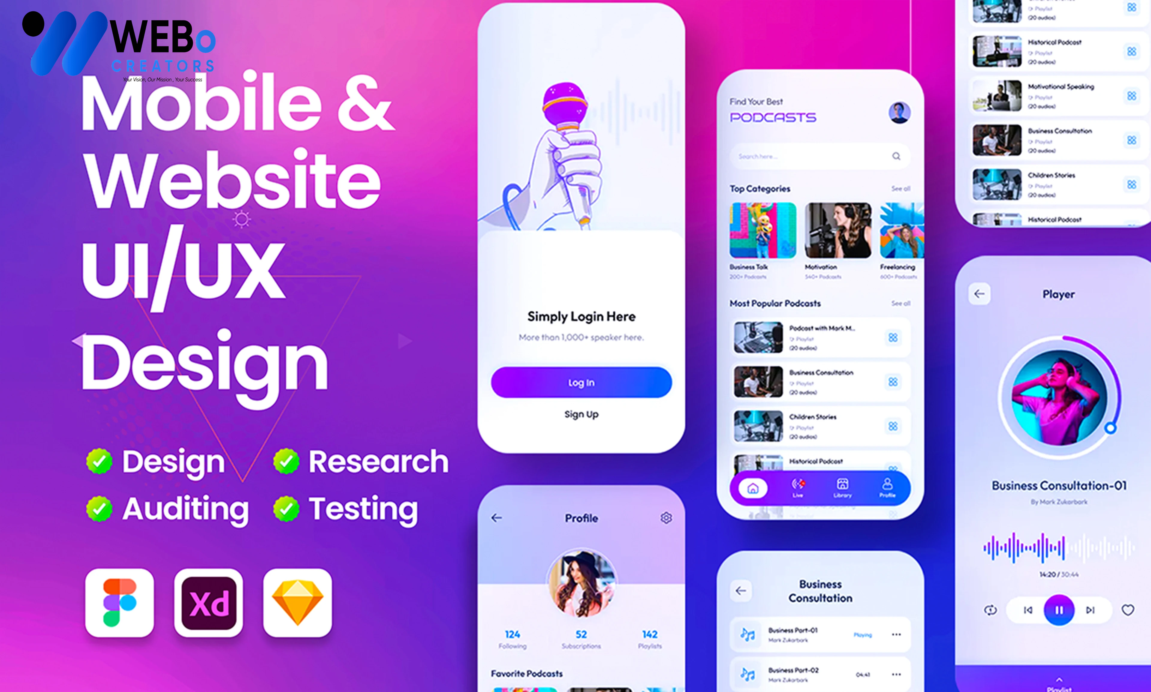 Flutter App UI/UX Design | Beautiful Flutter Interface Design in Atlanta